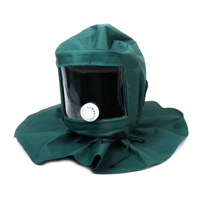 Sandstrahlhaube Maske Sandstrahler Anti Werkzeuge Helm Schutz Wind Schutzmaske . 